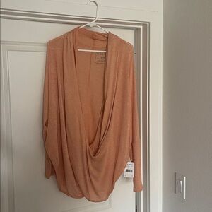 Free People Orange Sweater